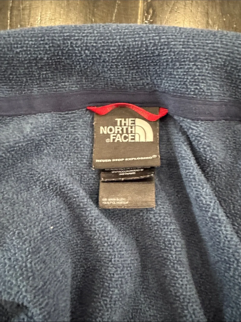 The North Face Men's Navy Half-Zip Fleece Pullover